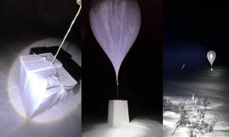 Kontrabandinis balionas. ELTA nuotr.