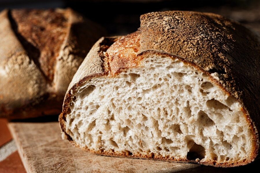 sourdough, bread, food, homemade, baking, fresh, baked, wheat, traditional, crust