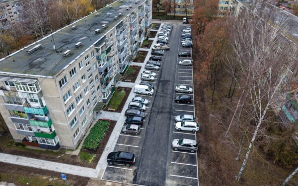 Praėjusių metų pabaigoje Marijampolėje pabaigta dar viena stovėjimo aikštelė