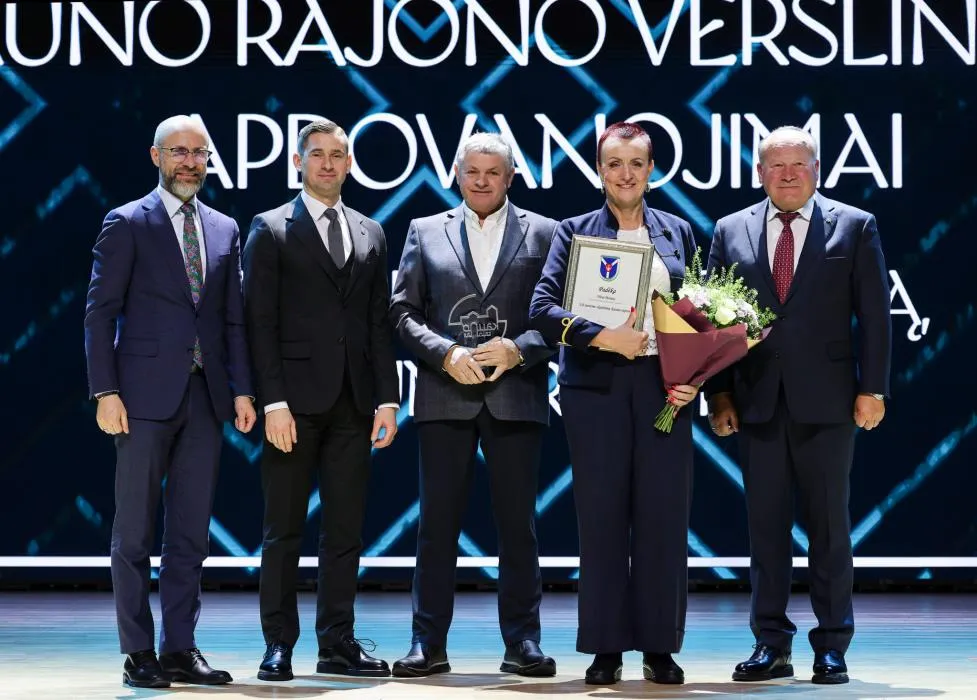 Nuo smulkiojo verslo iki milijoninių projektų: Kauno rajone pagerbti ryškiausi vardai