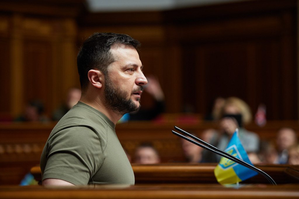 Zelenskio žinia pasauliui: Rusija siekia pratęsti karą už Ukrainos ribų teikdama žvalgybos duomenis Iranui