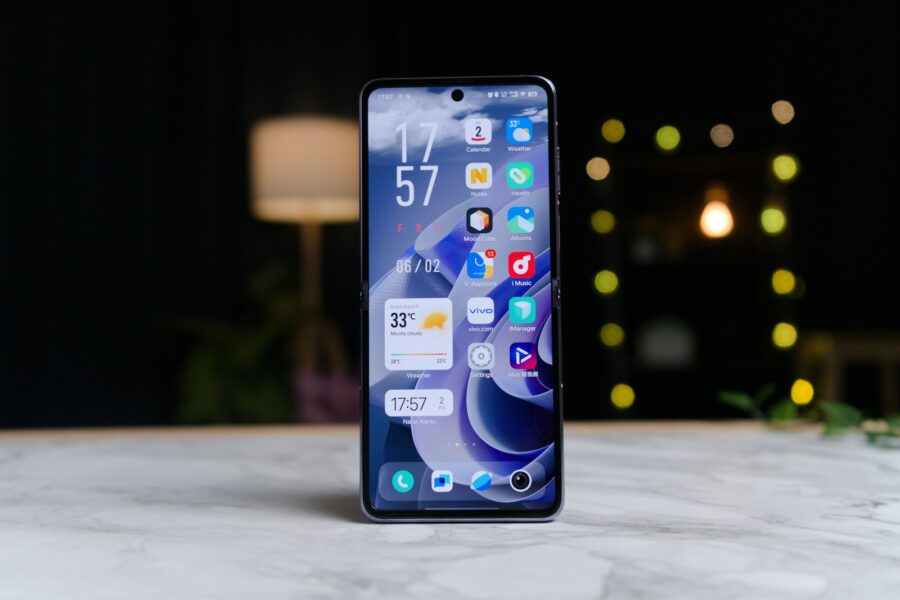 a close up of a cell phone on a table