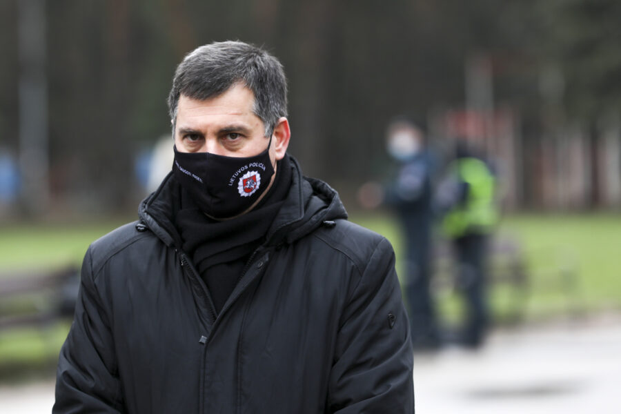 Policijos departamento atstovas Ramūnas Matonis. Mariaus Morkevičiaus (ELTA) nuotr.