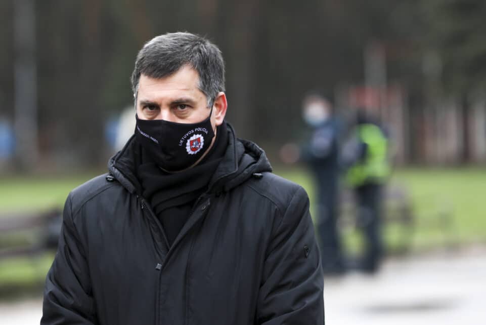 Policijos departamento atstovas Ramūnas Matonis. Mariaus Morkevičiaus (ELTA) nuotr.