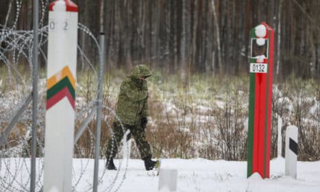Pasienis su Baltarusija. ELTA/Marius Morkevičius nuotr.