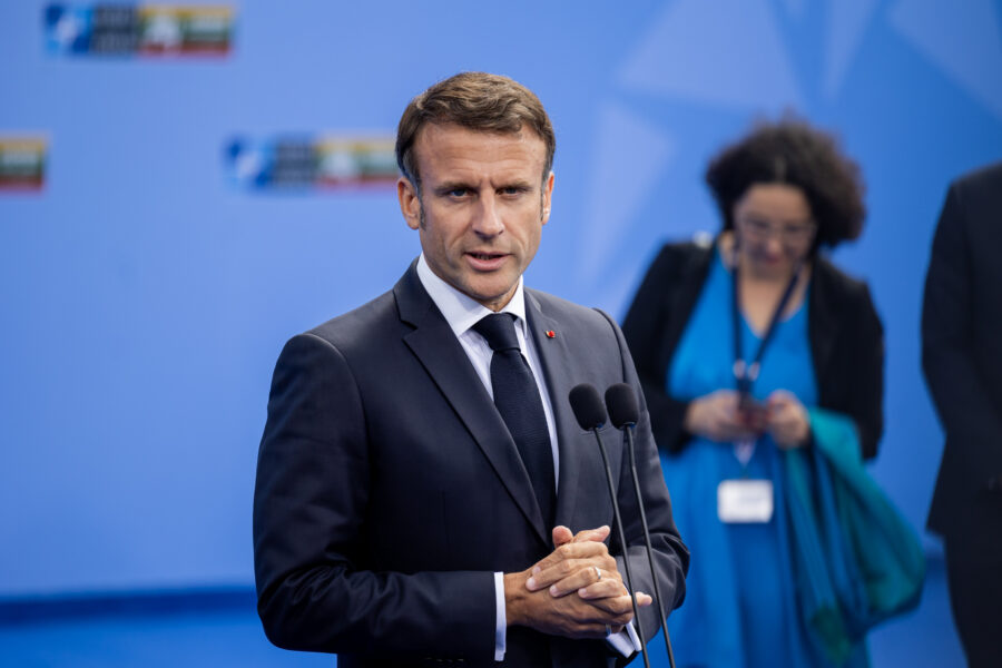 Emmanuelis Macronas. ELTA / Julius Kalinskas nuotr.