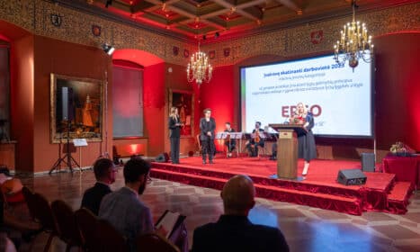 Nacionaliniai atsakingo verslo apdovanojimai 2023. ELTA / Julius Kalinskas