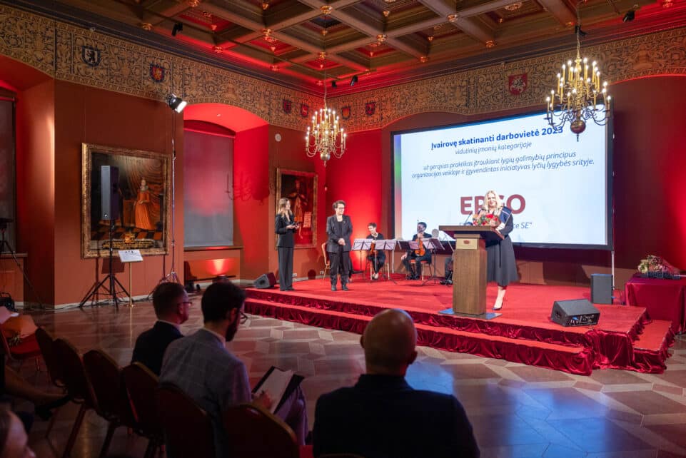 Nacionaliniai atsakingo verslo apdovanojimai 2023. ELTA / Julius Kalinskas