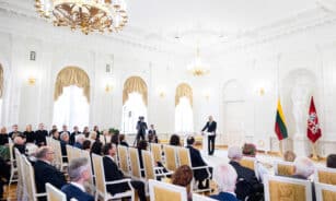 Nacionalines kultūros ir meno bei Jono Basanavičiaus premijų įteikimas. ELTA / Julius Kalinskas