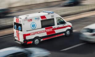 Greitosios pagalbos automobilis. ELTA / Andrius Ufartas