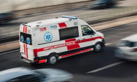 Greitosios pagalbos automobilis. ELTA / Andrius Ufartas