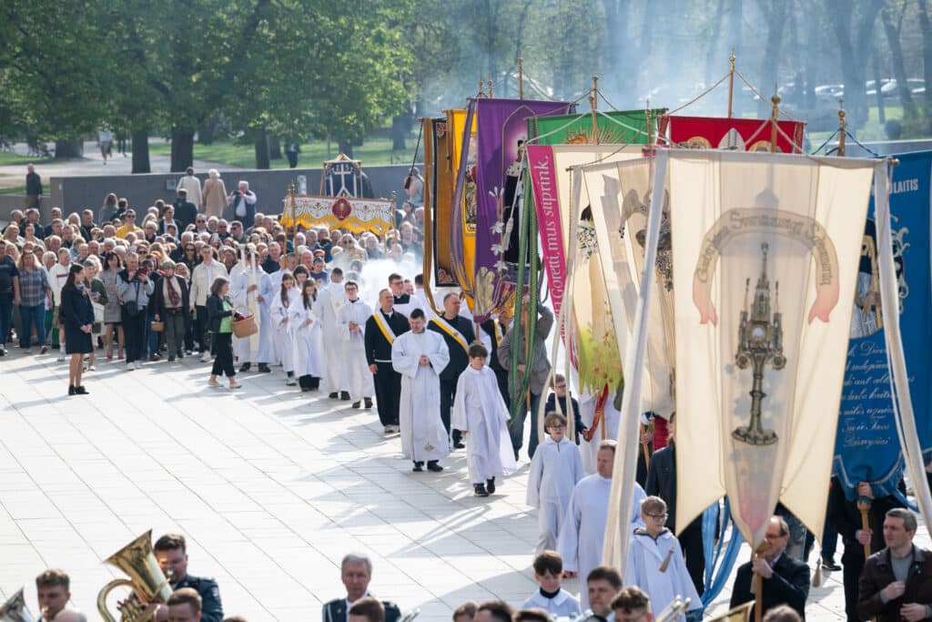 Velykų mišios su procesija. ELTA / Jonas Balčiūnas