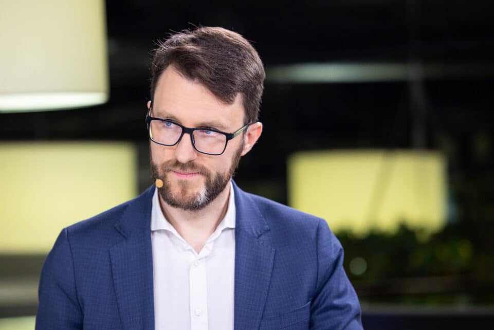 Skrydžių pokyčiai iš Vilniaus į Londono Sitį. Vytautas Šilinskas. ELTA / Andrius Ufartas