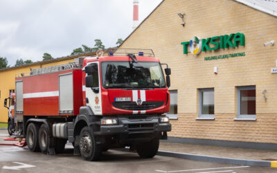 Kaimo parduotuvė virto pelenais: neatmetama tyčinio padegimo versija