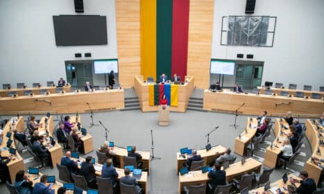 Seimo salė. ELTA / Orestas Gurevičius