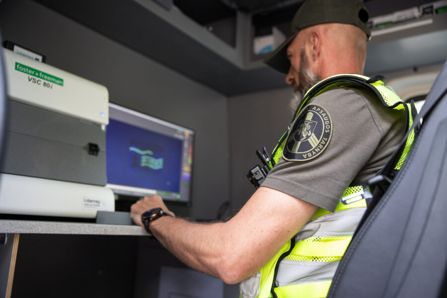 Valstybės sienos apsaugos tarnyba. ELTA / Andrius Ufartas