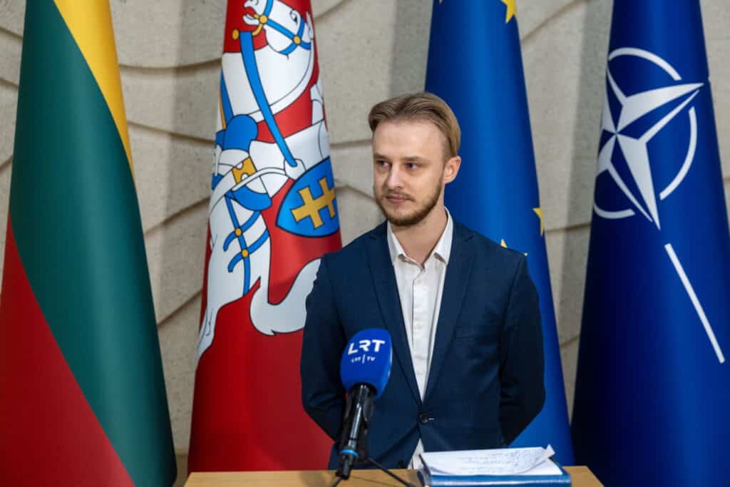 Vyriausybės kanceliarijos darbuotojas Ignas Dobrovolskas. ELTA / Dainius Labutis