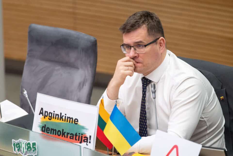 Laurynas Kasčiūnas. ELTA / Andrius Ufartas