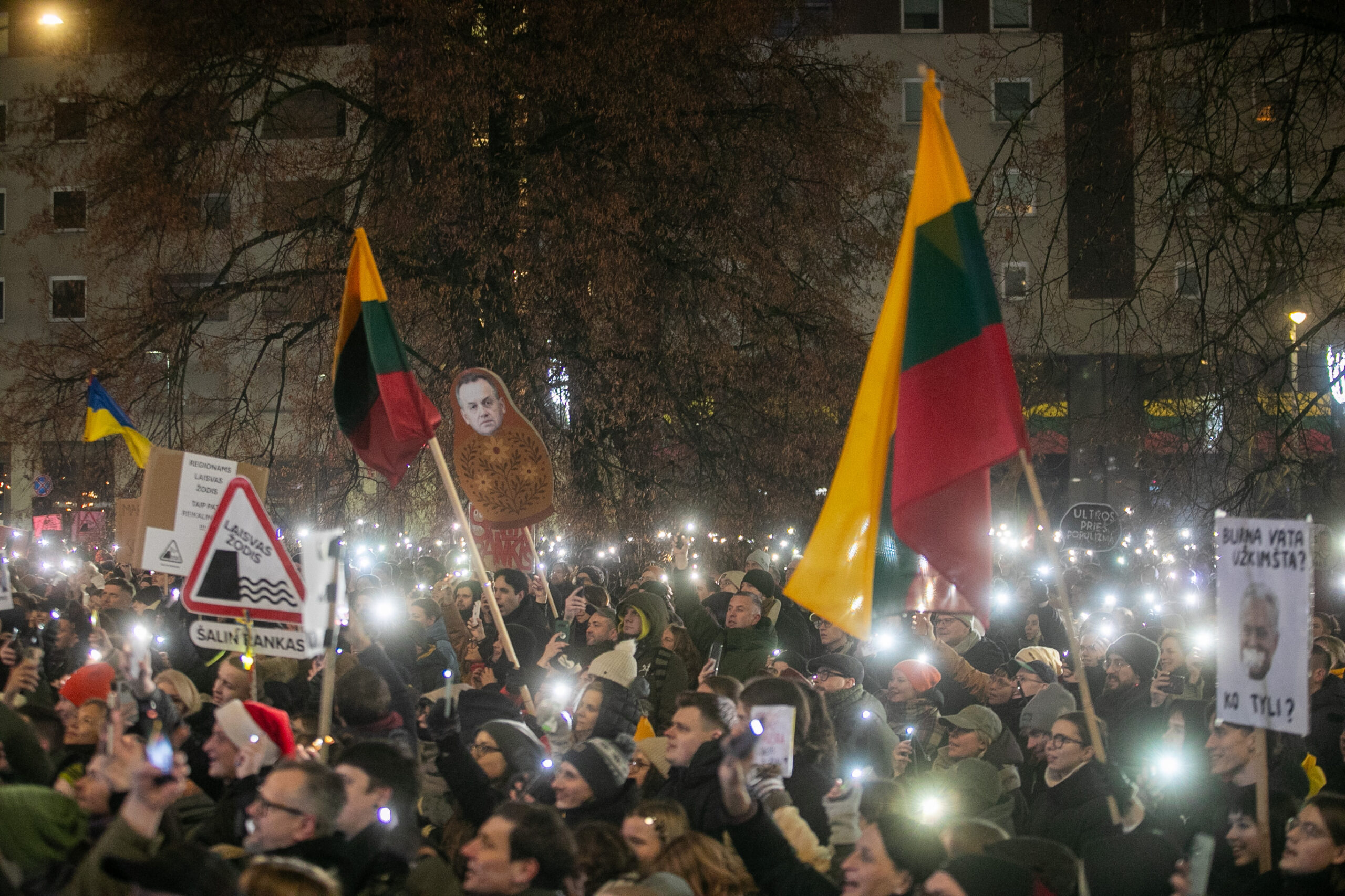 Visuomenės nuotaikos keičiasi: protestų ir akcijų mastas Lietuvoje didėja