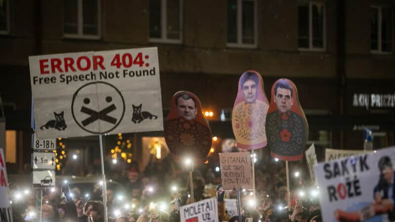 Balandį – naujas protestas Vilniuje prieš LRT pakeitimus: kritika valdantiesiems stiprėja