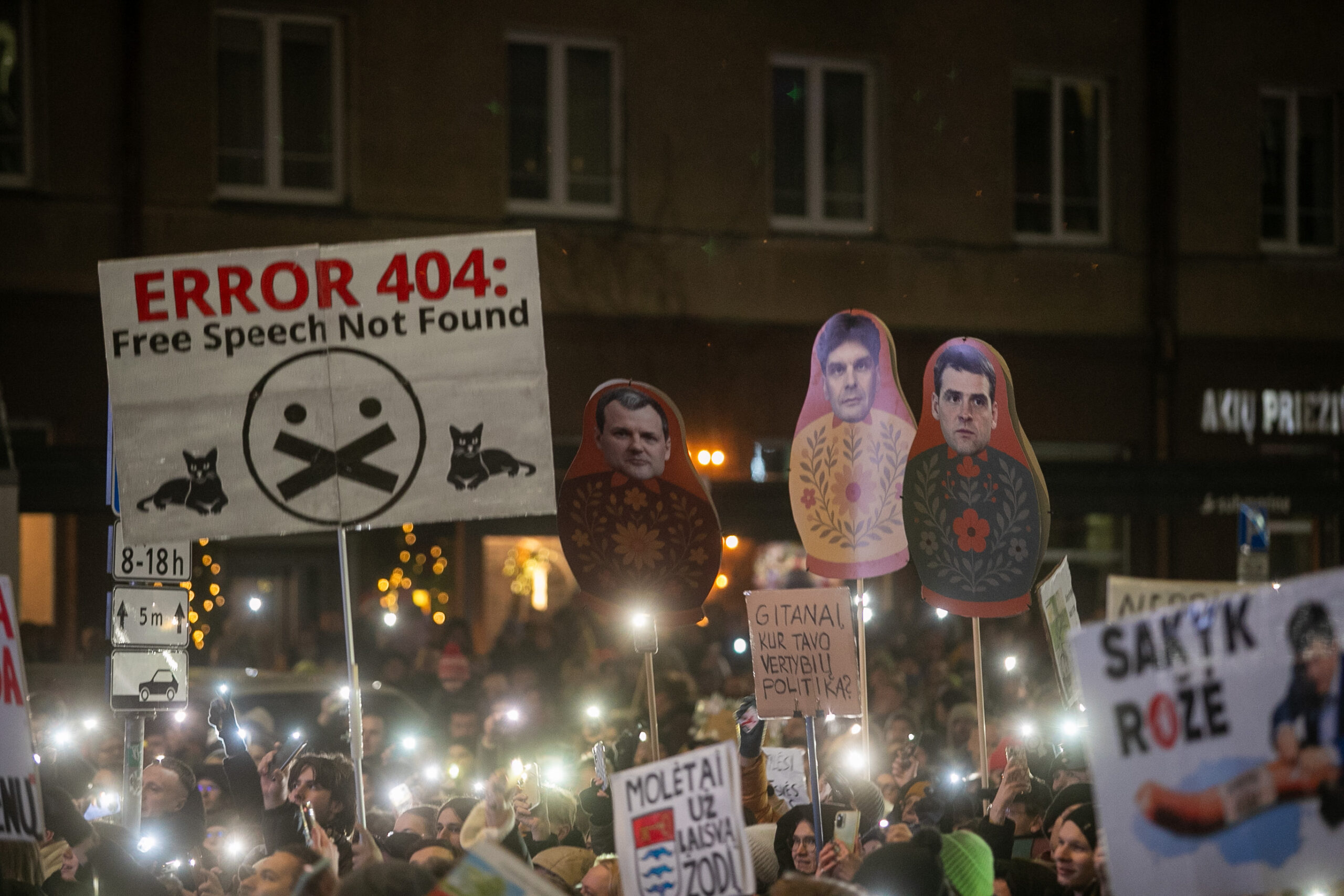 Balandį – naujas protestas Vilniuje prieš LRT pakeitimus: kritika valdantiesiems stiprėja