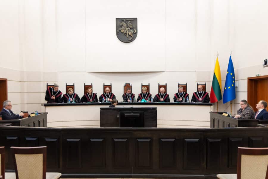 Lietuvos Respublikos Konstitucinis Teismas. ELTA / Dainius Labutis