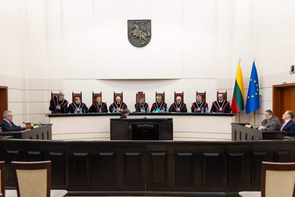 Lietuvos Respublikos Konstitucinis Teismas. ELTA / Dainius Labutis