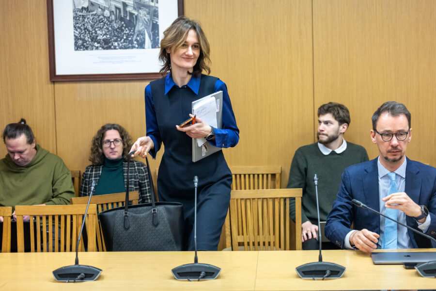 Viktorija Čmilytė-Nielsen. Posėdis. ELTA / Julius Kalinskas