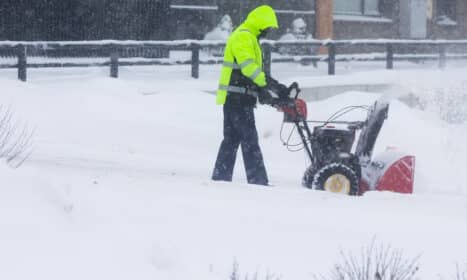 Vilniuje tęsiasi stiprus snygis. ELTA / Dainius Labutis