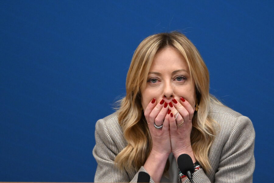 Italijos premjerė. EPA-ELTA