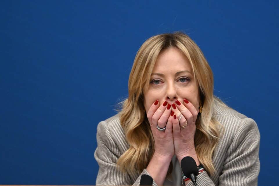 Italijos premjerė. EPA-ELTA