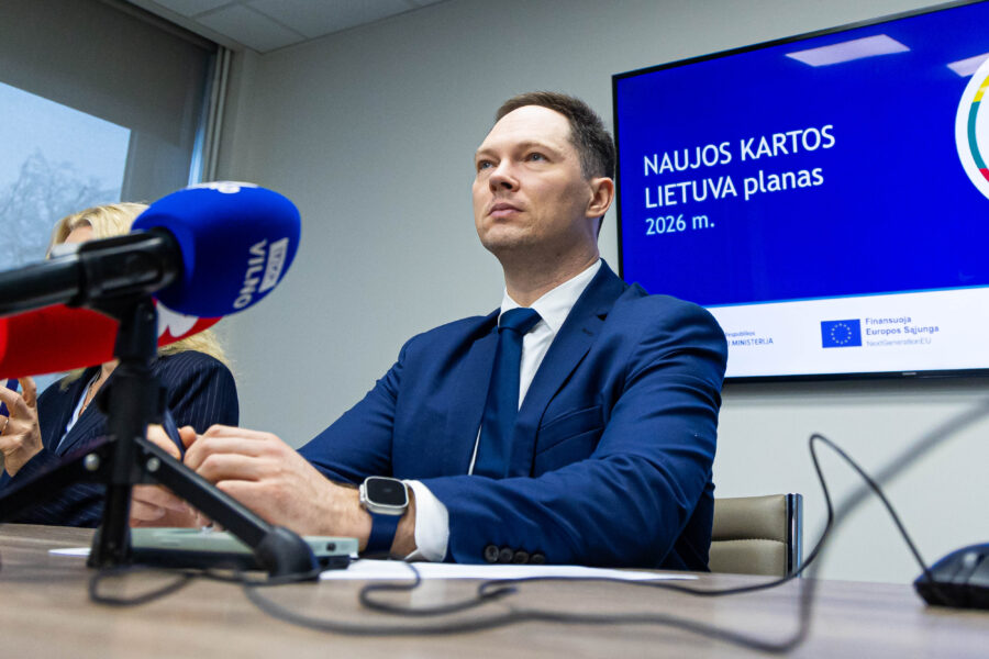 Finansų ministras Kristupas Vaitiekūnas ELTA / Dainius Labutis