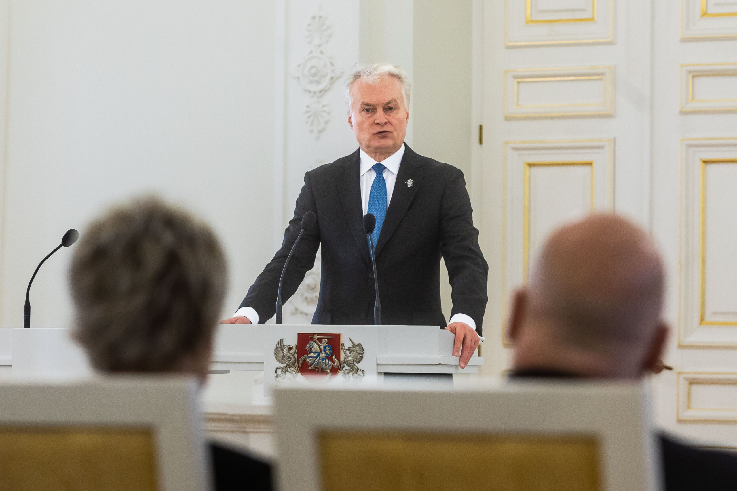 Konstruktyvus dialogas su Kapčiamiesčio bendruomene, Nausėda ragina permąstyti poligono planus