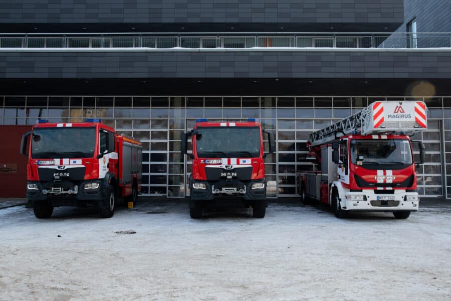 Priešgaisrinės apsaugos ir gelbėjimo departamentas. ELTA / Gabrielius Vaišvila nuotr.