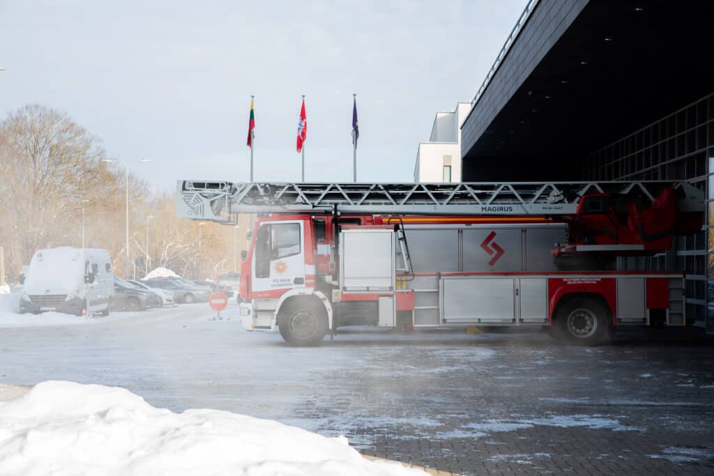 Priešgaisrinės apsaugos ir gelbėjimo departamentas. ELTA / Gabrielius Vaišvila