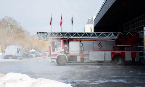 Priešgaisrinės apsaugos ir gelbėjimo departamentas. ELTA / Gabrielius Vaišvila