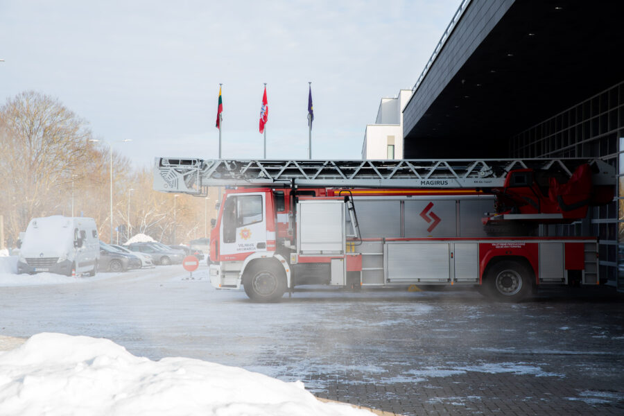 Priešgaisrinės apsaugos ir gelbėjimo departamentas. ELTA / Gabrielius Vaišvila