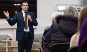 Remigijus Žemaitaitis Lazdijuose. ELTA / Dainius Labutis