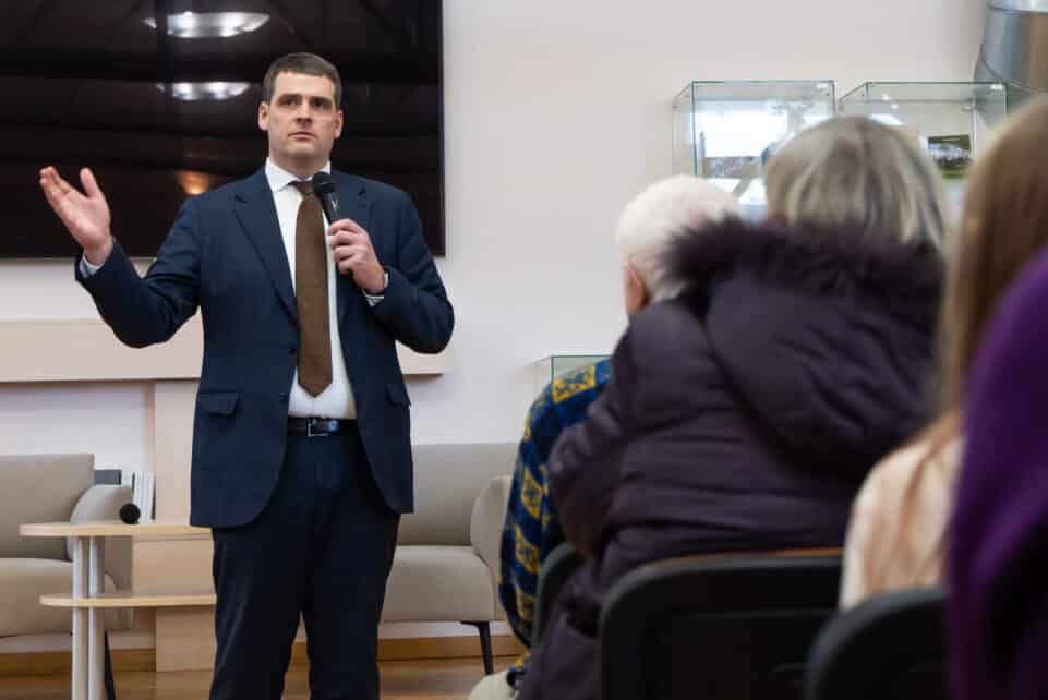 Remigijus Žemaitaitis Lazdijuose. ELTA / Dainius Labutis