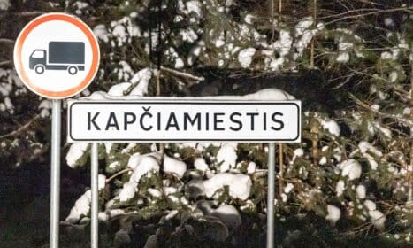 Kapčiamiestis žiemą. ELTA / Dainius Labutis nuotr.