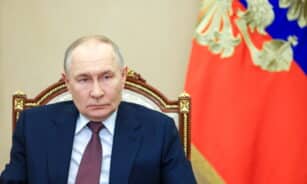 Vladimiras Putinas. EPA-ELTA