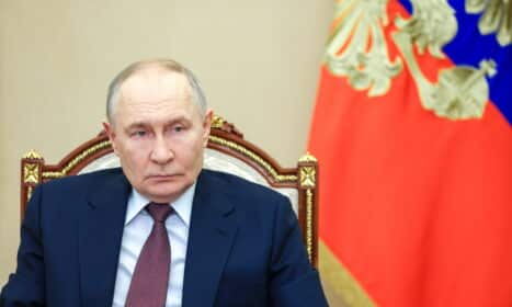 Vladimiras Putinas. EPA-ELTA