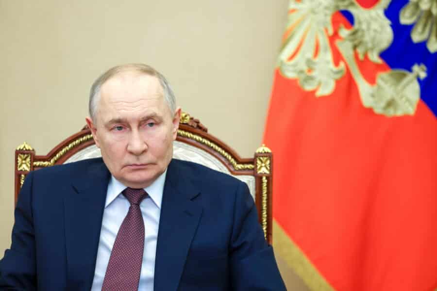 Vladimiras Putinas. EPA-ELTA