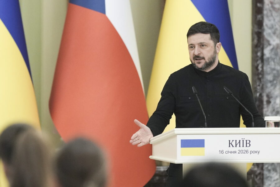Volodymiras Zelenskis EPA-ELTA
