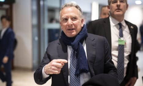 Trumpo pasiuntinys Steveas Witkoffas. EPA-ELTA