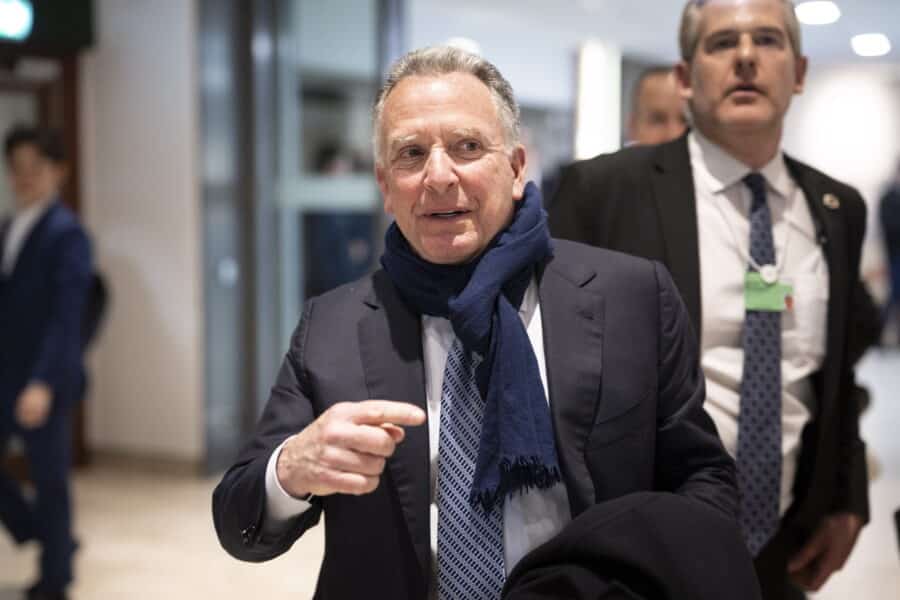 Trumpo pasiuntinys Steveas Witkoffas. EPA-ELTA