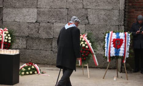 Holokaustą išgyvenę asmenys. EPA-ELTA