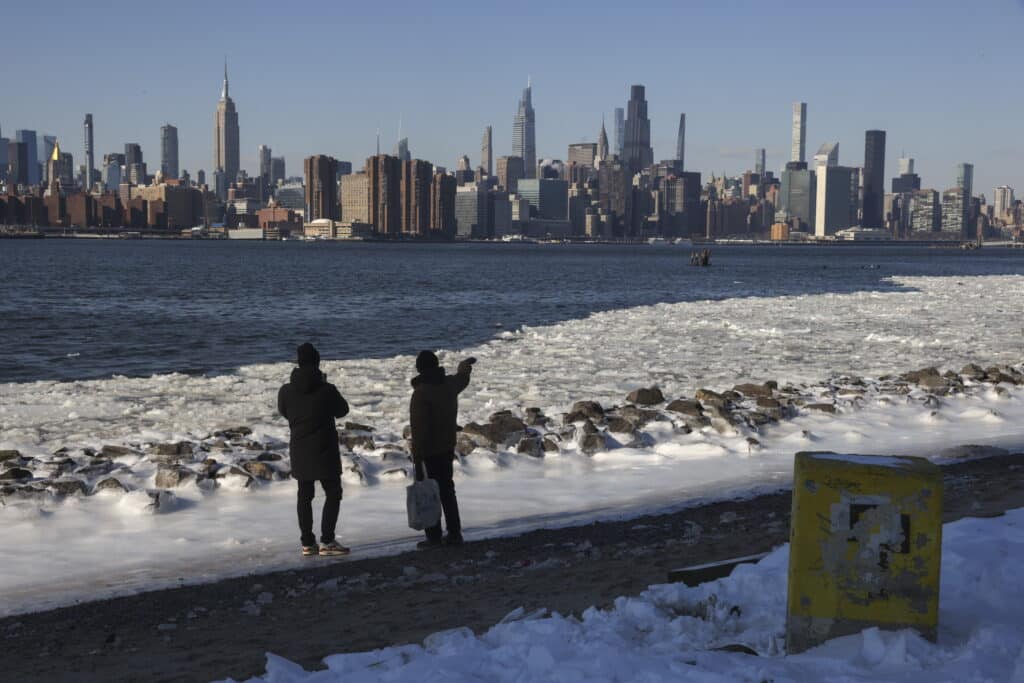 Niujorkas. Sniegas EPA-ELTA