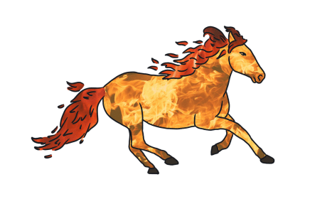 lunar new year, zodiac, sign, fire horse, nature, 2026, new years, fire, horse, element, chinese new year, animal, digital art, running