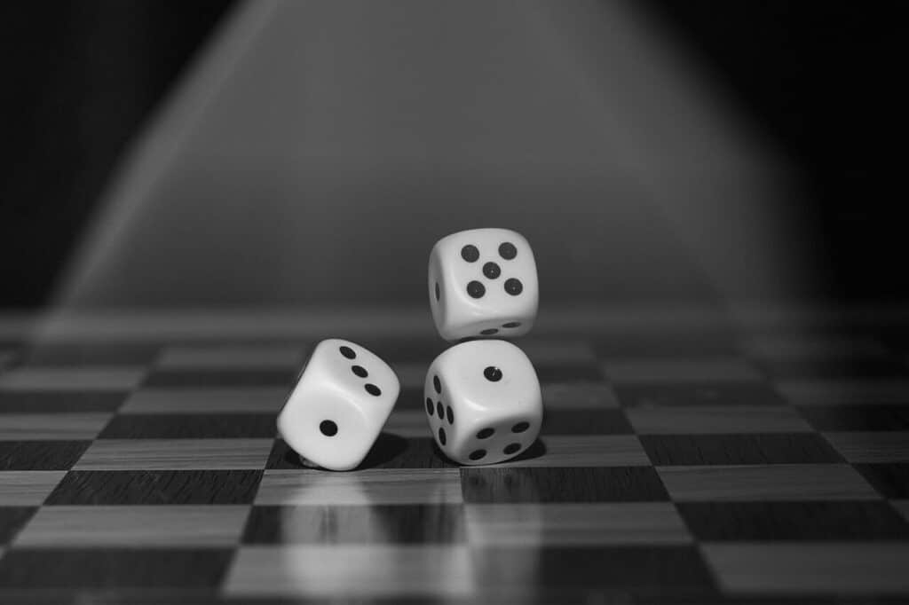 dice, game, monochrome, roll the dice, board game, random, lucky dice, play, gambling, cube, black and white, dice, dice, dice, dice, dice, game, game, game, random, random, gambling, gambling